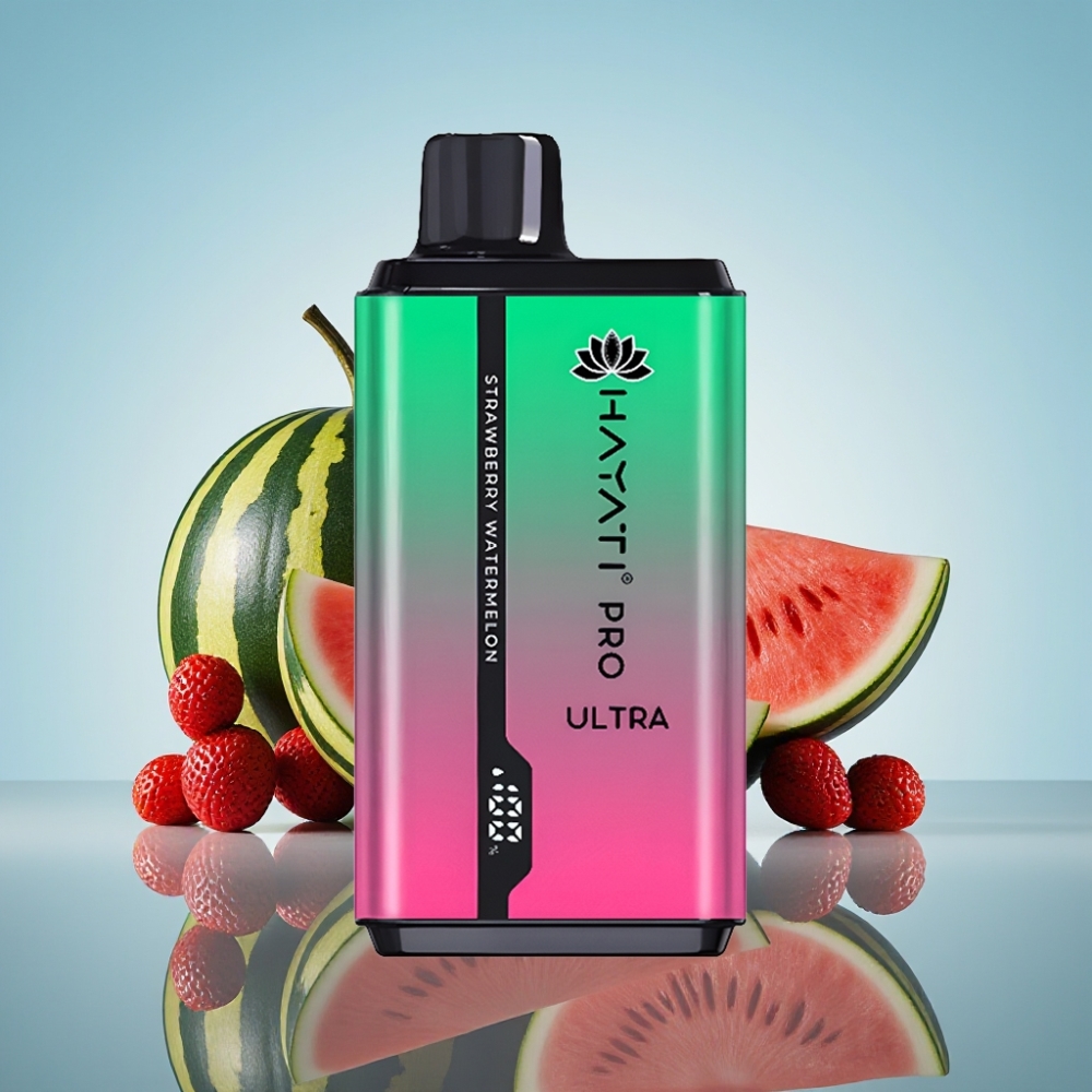 Hayati Pro Ultra 15000 스트로베리 워터멜론 디스포저블 베이프 12ml 2%
