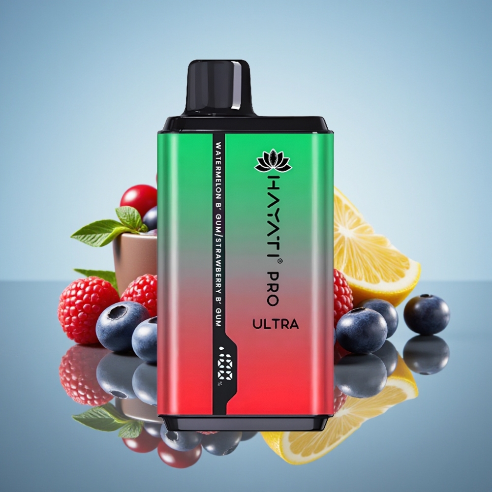 Hayati Pro Ultra 15000 퍼프 블루베리 라즈베리 체리 레몬 블루베리 디스포저블 베이프