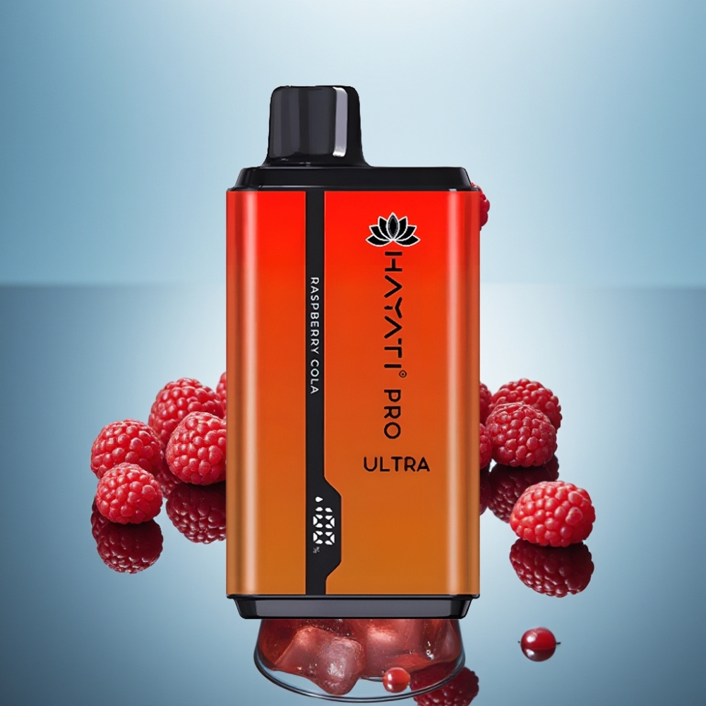 Hayati Pro Ultra 15000 퍼프 디스포저블 베이프 라즈베리 콜라