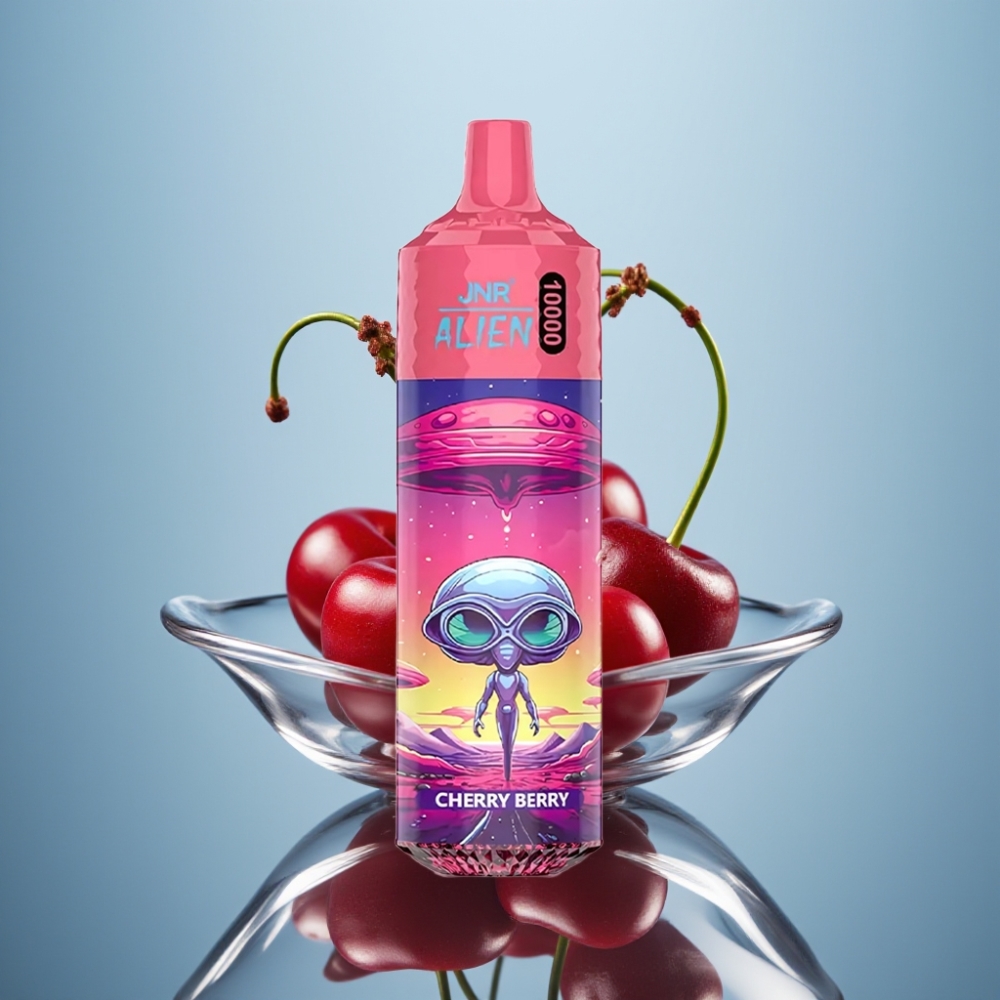 JNR Alien 10000 Puffs 디스포저블 베이프 체리 베리 (850mAh, 20ml, Type-C)