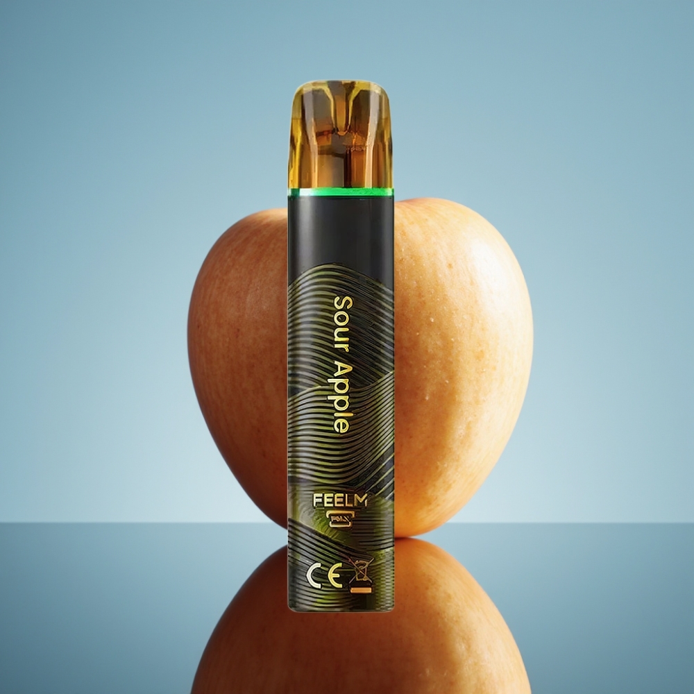 JNR Black&Golden 600+200 퍼프 디스포저블 베이프 신상애플 (550mAh, 2ml, 니코틴 2%)