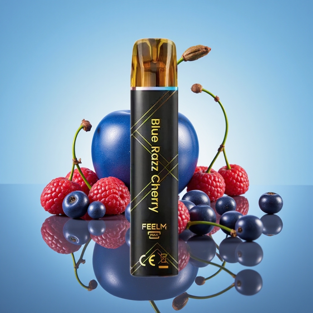 JNR Black&Golden 600+200 퍼프 블루 레즈 체리 디스포저블 베이프 (550mAh, 2ml)