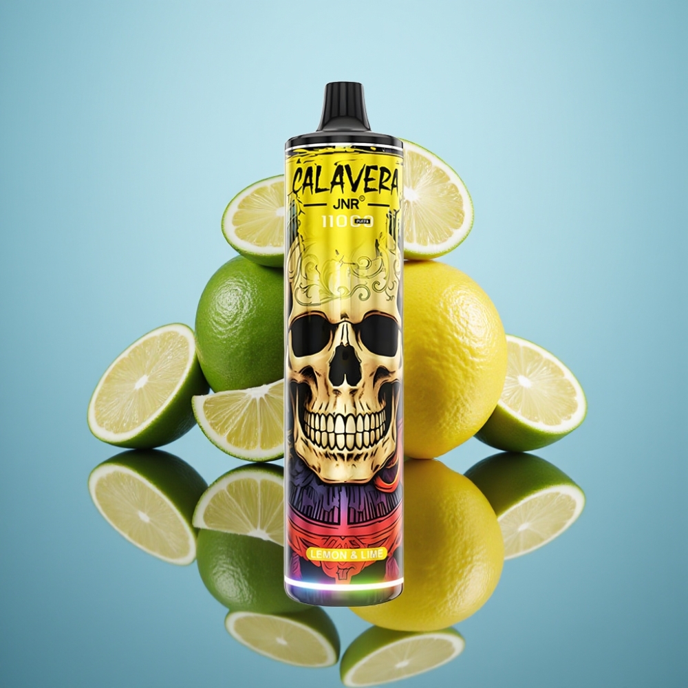 JNR Calavera 11000 퍼프 디스포저블 베이프 레몬 & 라임 (타입-C, 850mAh, 21ml)