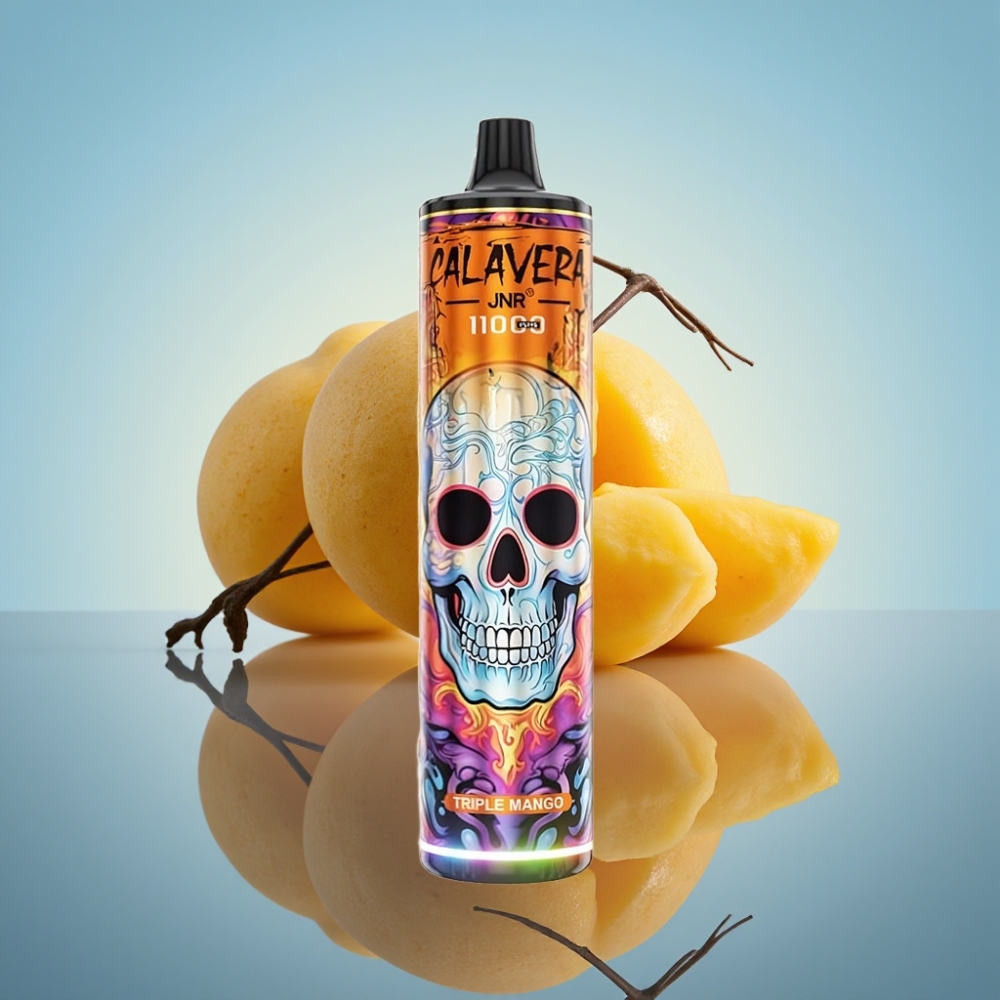 JNR Calavera 11000 퍼프 디스포저블 베이프 트리플 망고 Type-C 충전 850mAh
