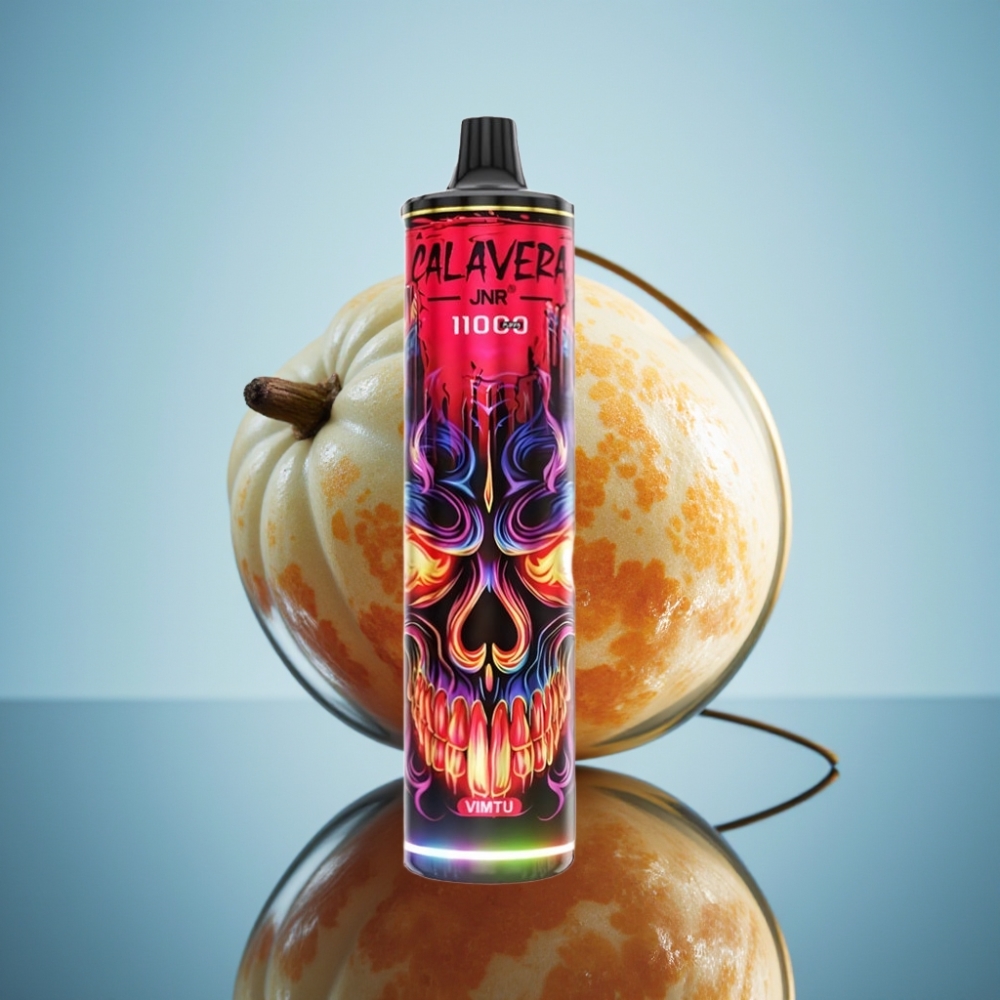 JNR Calavera 11000 퍼프 디스포저블 베이프 Vimtu 맛, 21ml, 850mAh