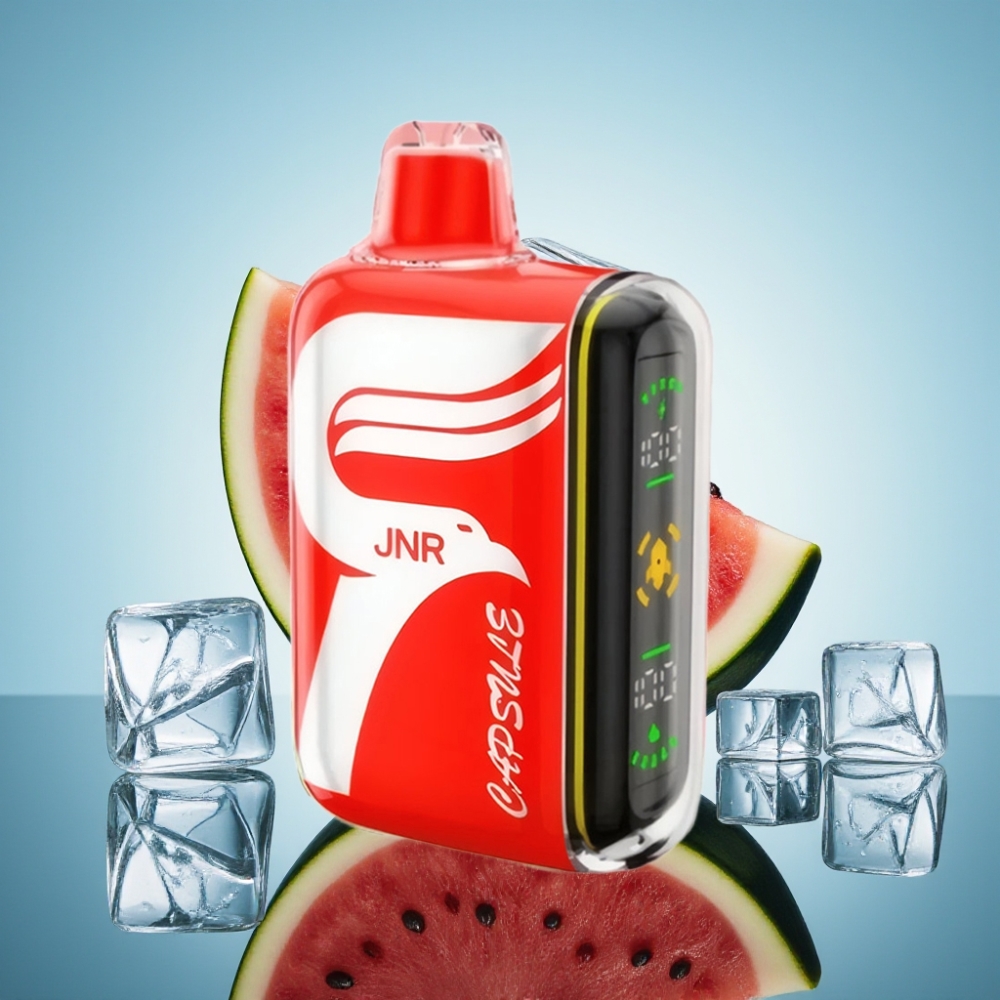 JNR Capsule 15000 퍼프 워터멜론 아이스 듀얼 메시 코일 20ml 850mAh