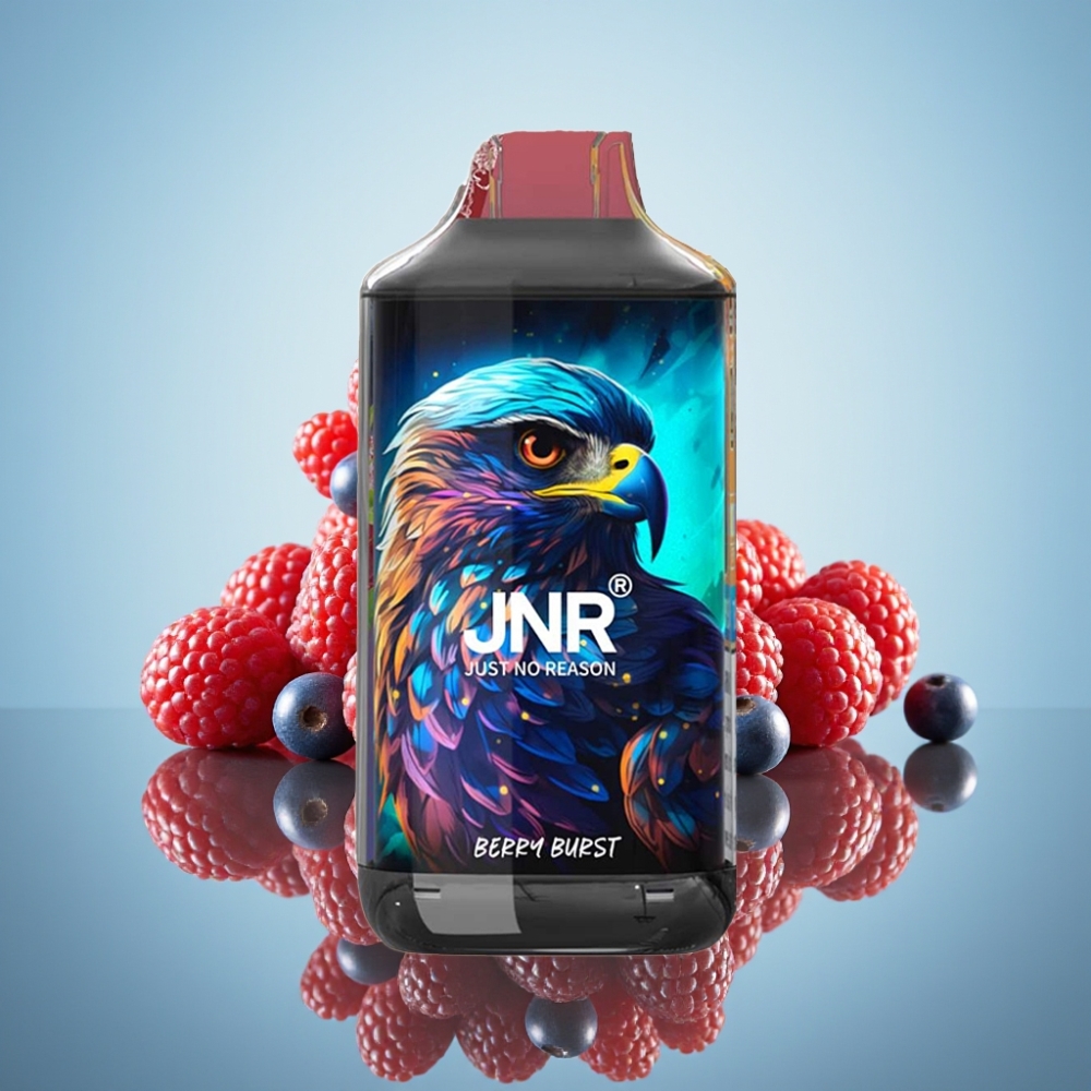 JNR Falcon 16000 Puffs 베리 버스트 디스포저블 베이프 듀얼 메시 코일