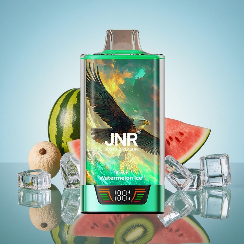 JNR Falcon Pro 28000 디스포저블 베이프 키위 워터멜론 아이스 (30ml, 950mAh, 5% 니코틴)