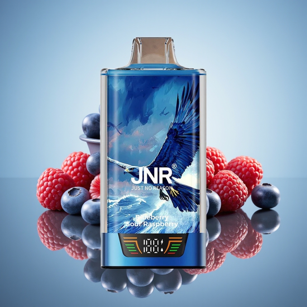 JNR Falcon Pro 28000 디스포저블 베이프 블루베리 사우어 라즈베리 (30ml, 950mAh)