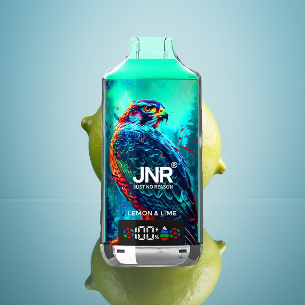 JNR Falcon X 18000 Puffs 디지털 디스플레이 듀얼 메쉬 코일 레몬 라임