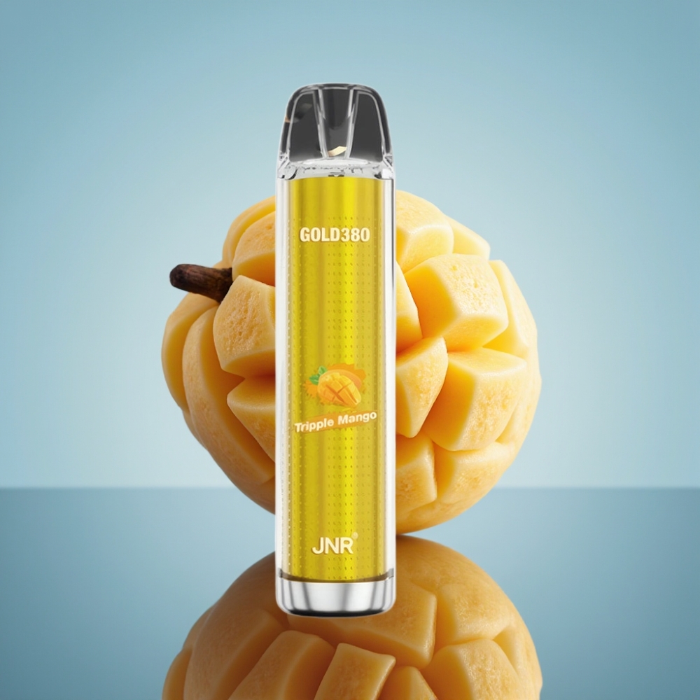 JNR Glod380 6000 퍼프 디스포저블 베이프 트리플 망고 (1500mAh, 13ml)