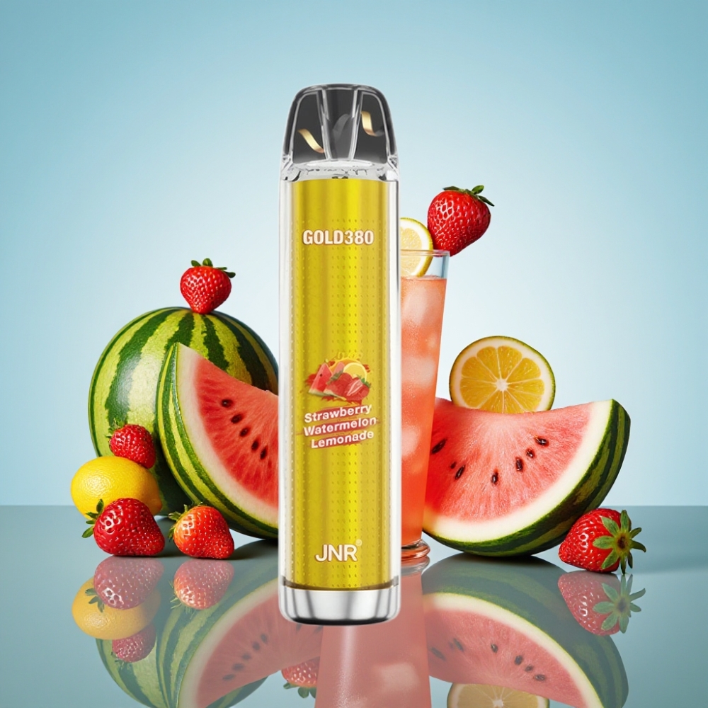 JNR Glod380 6000 퍼프 스트로베리 워터멜론 레모네이드 디스포저블 베이프