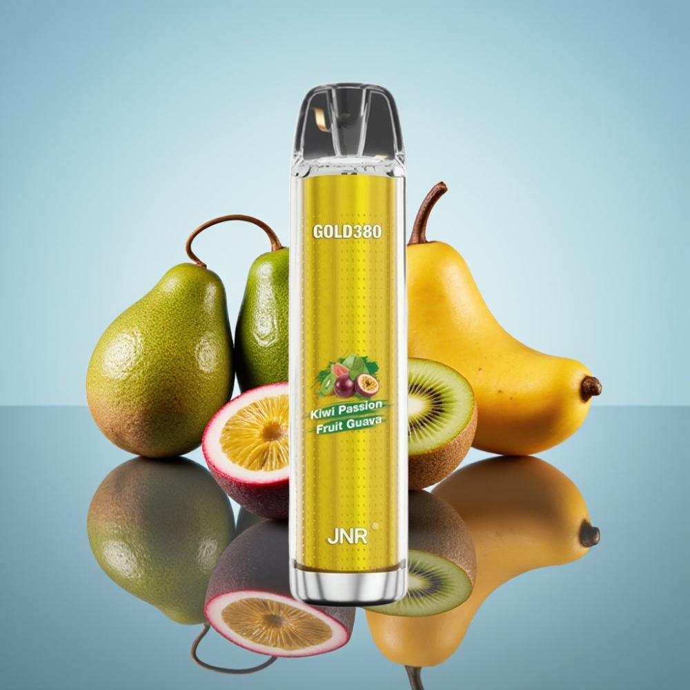 JNR Glod380 6000 퍼프 디스포저블 베이프 키위 패션후르츠 구아바