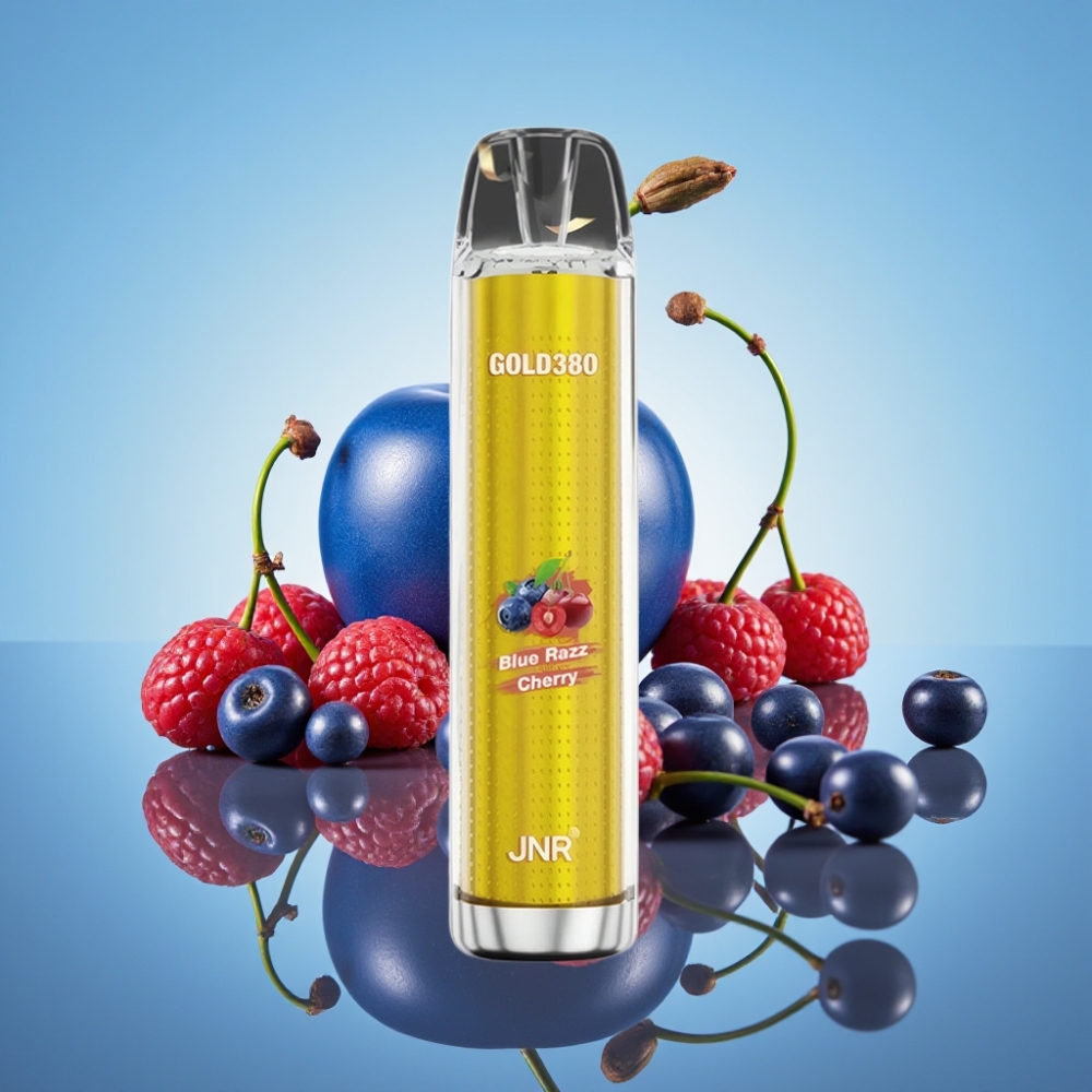 JNR Glod380 6000 퍼프 디스포저블 베이프 블루 레즈 체리
