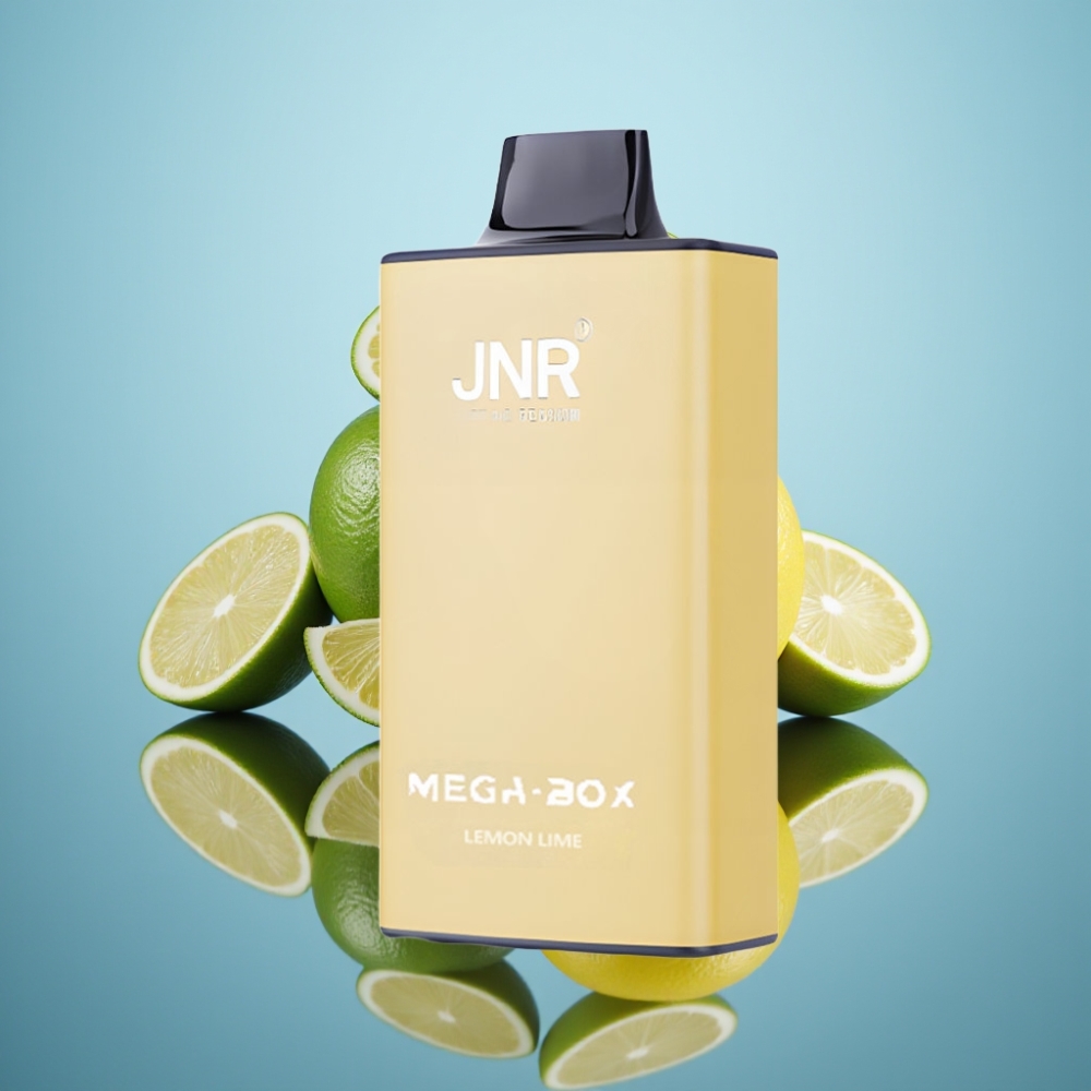 JNR Mega Box 25000 퍼프 디스포저블 베이프 레몬&라임 (30ml/850mAh/듀얼 메시 코일)