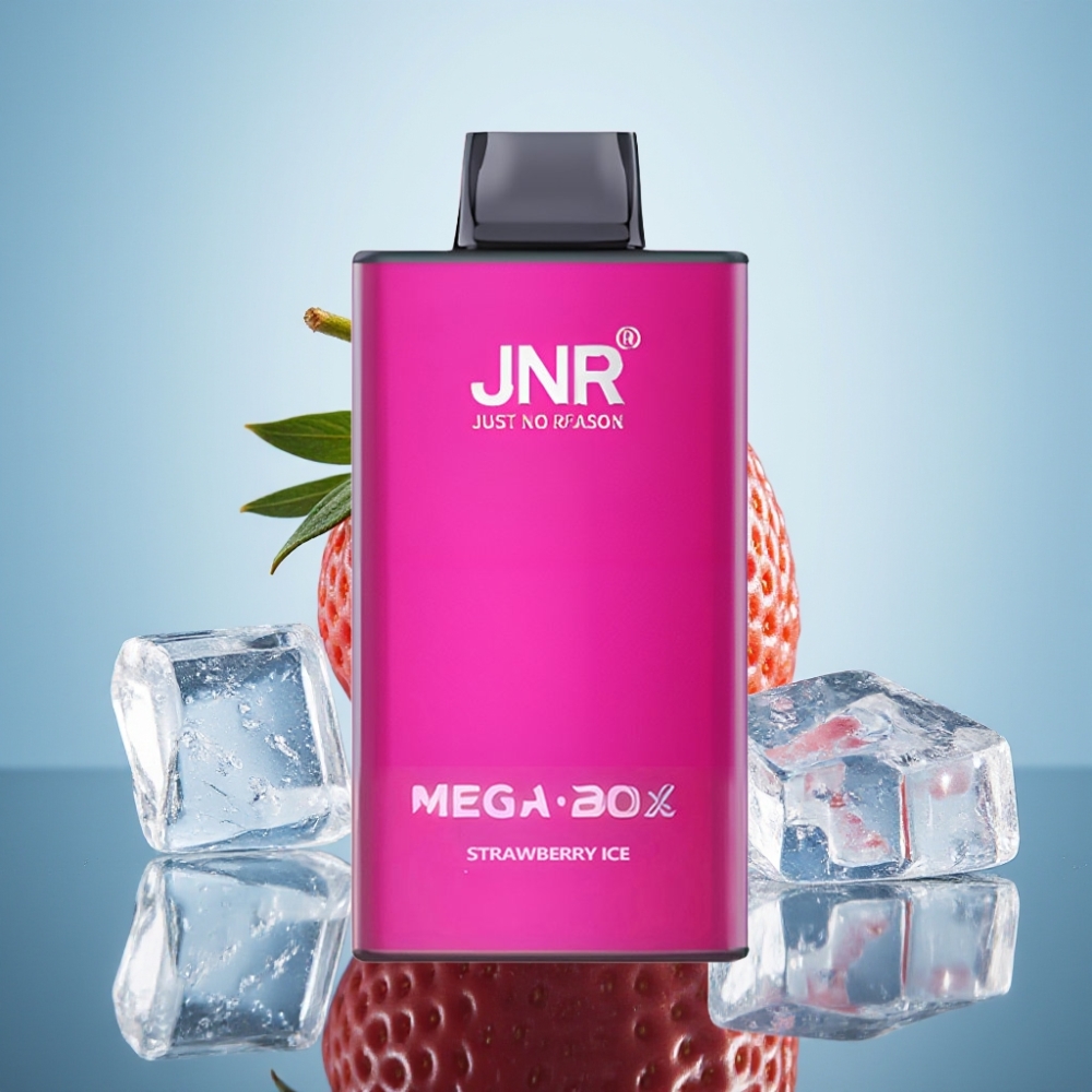 JNR Mega Box 25000 퍼프 디스포저블 베이프 스트로베리 아이스