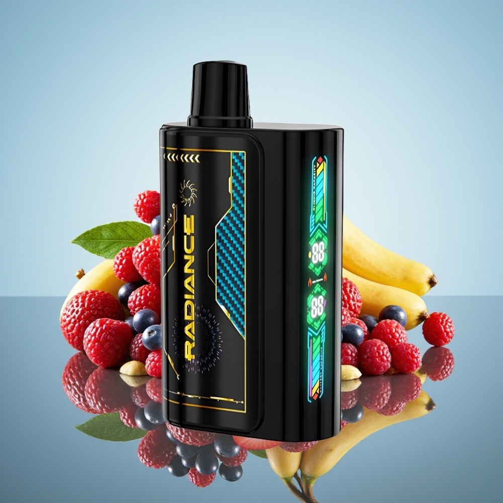 JNR Radiance 31000 퍼프 디스포저블 베이프 믹스드 베리즈 (28ml, 듀얼 메쉬 코일)