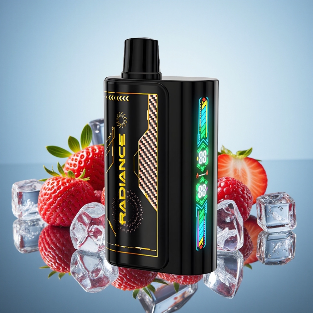 JNR Radiance 31000 퍼프 스트로베리 라즈베리 체리 아이스 디스포저블 베이프