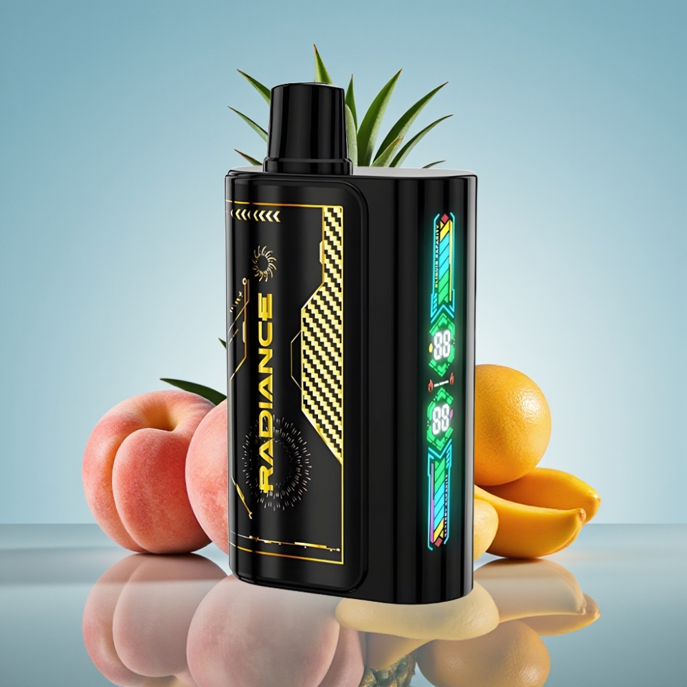 JNR Radiance 31000 퍼프 디스포저블 베이프 복숭아 망고 파인애플