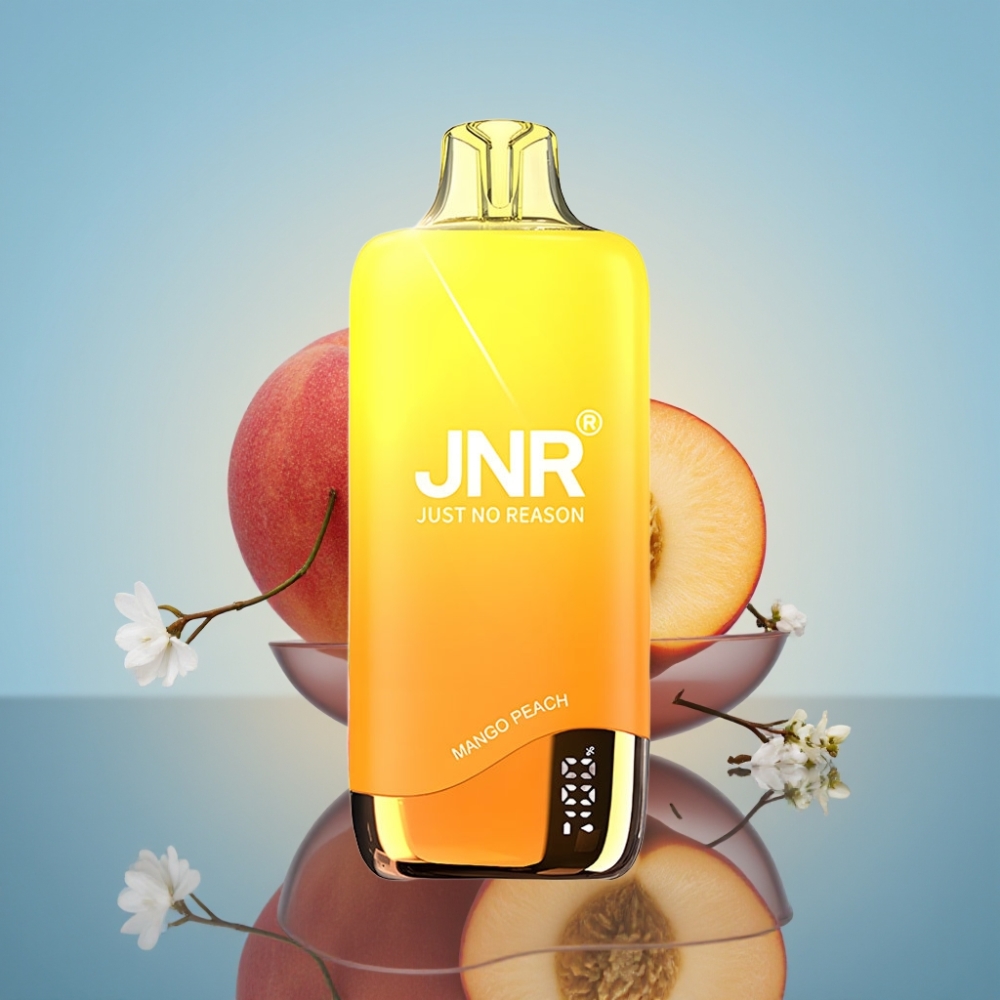 JNR Rainbow 10500 퍼프 디스포저블 베이프 망고 피치 (600mAh, 18ml)