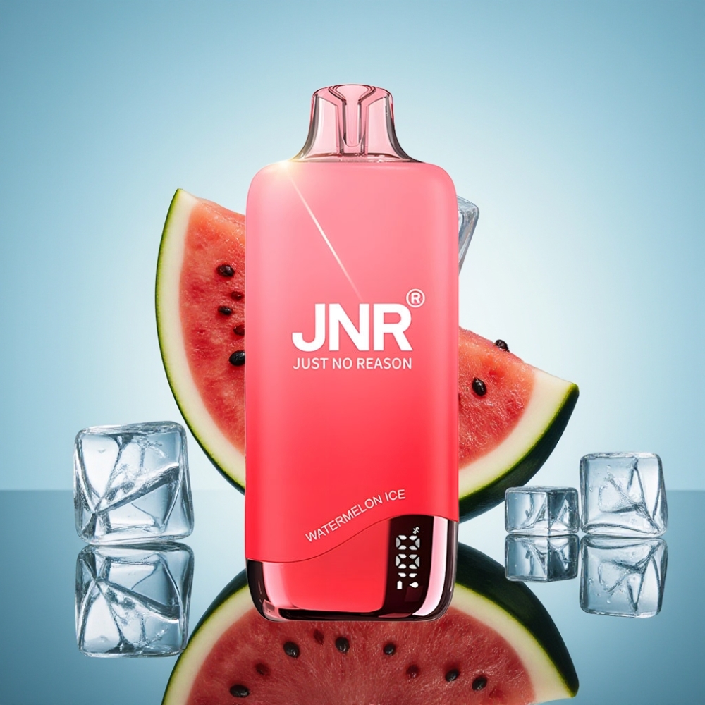 JNR Rainbow 10500 퍼프 디스포저블 베이프 워터멜론 아이스 (600mAh, 18ml)
