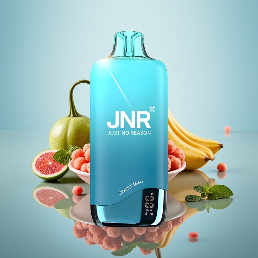 JNR Rainbow 10500 퍼프 스위트 민트 디스포저블 베이프 (600mAh, 18ml)