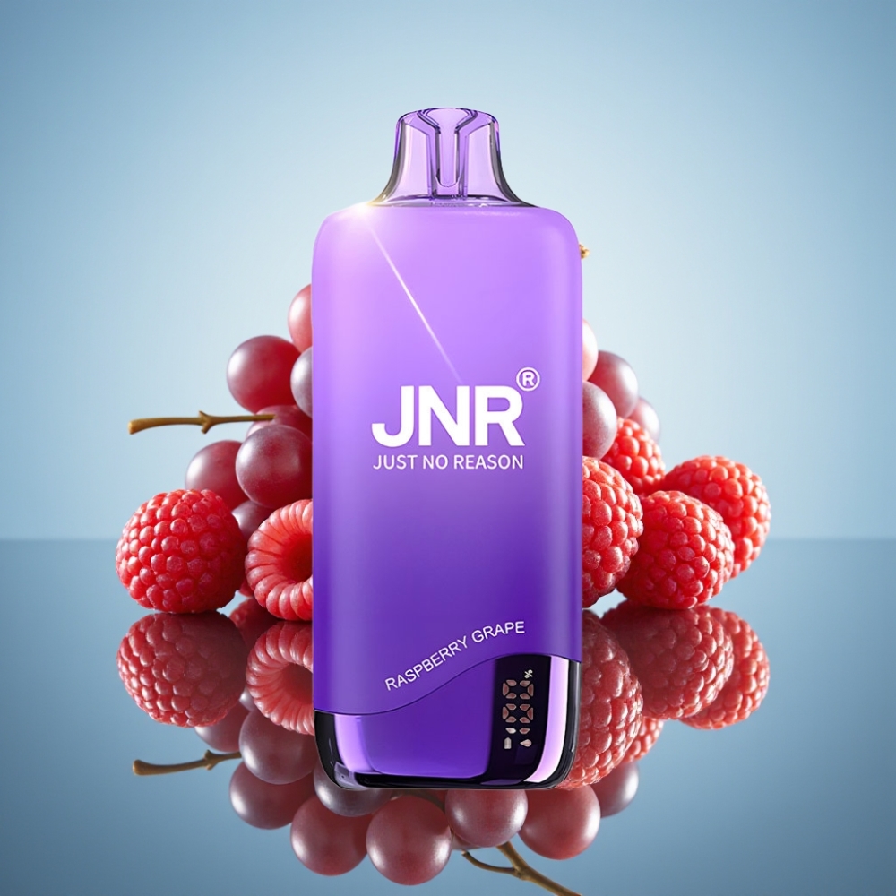 JNR Rainbow 10500 퍼프 디스포저블 베이프 라즈베리 그레이프