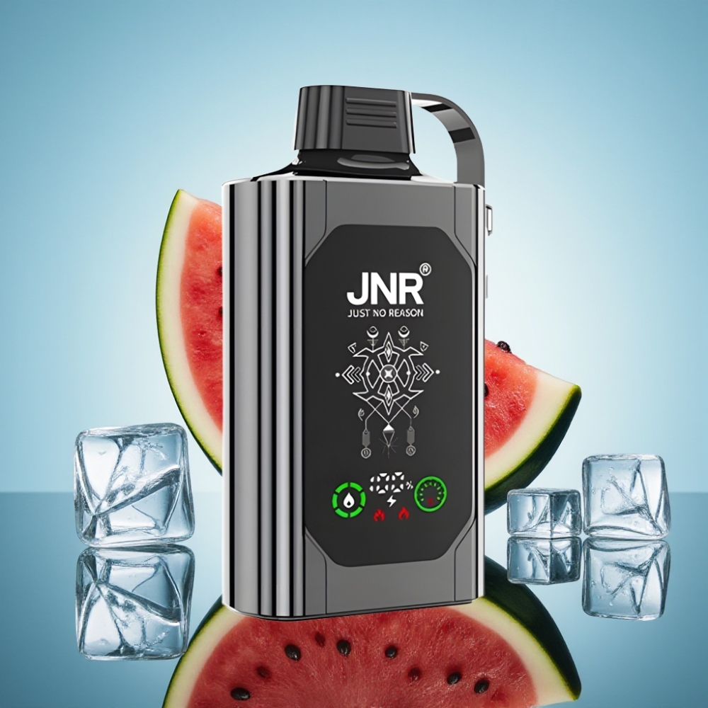 JNR Shisha Hookah Box 20500 퍼프 워터멜론 아이스 디스플레이 듀얼 메쉬 코일