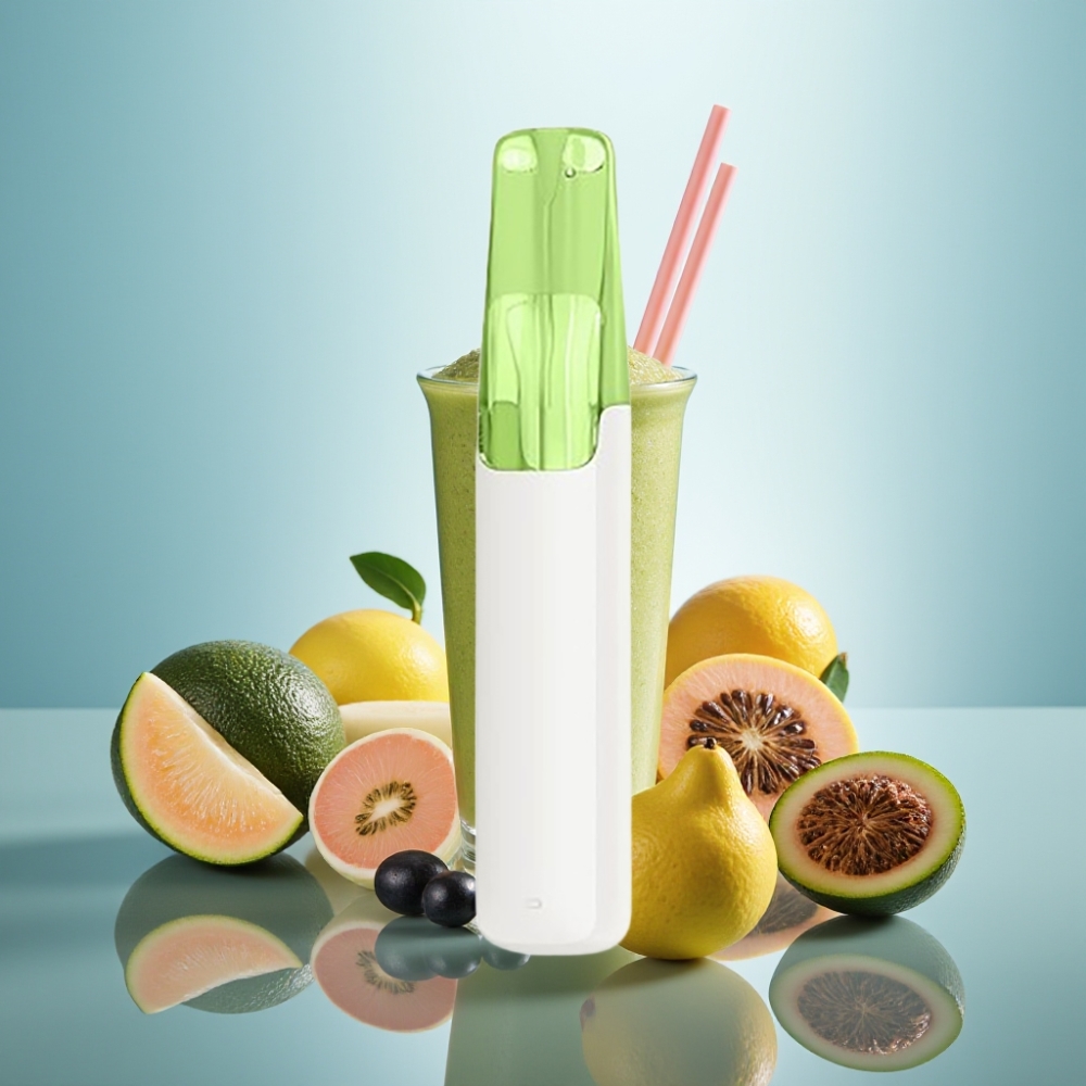 Snowplus Dash 4000 퍼프 일회용 장치 (세라믹 코일, 7.5ml, 매치아 스무디)