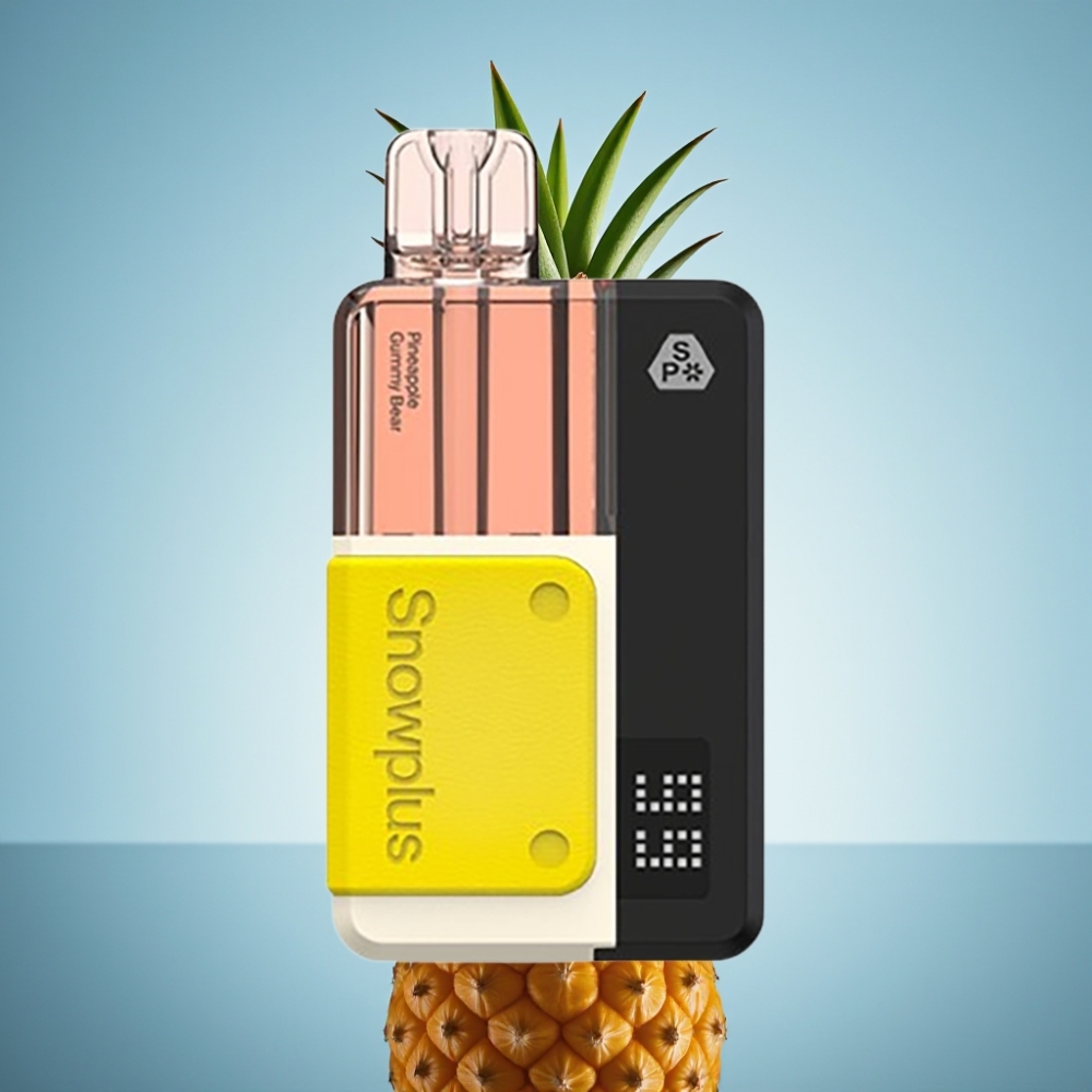 Snowplus Swift 5000 퍼프 프리필드 팟 키트 파인애플 구미베어 (1000mAh, 듀얼 메시)