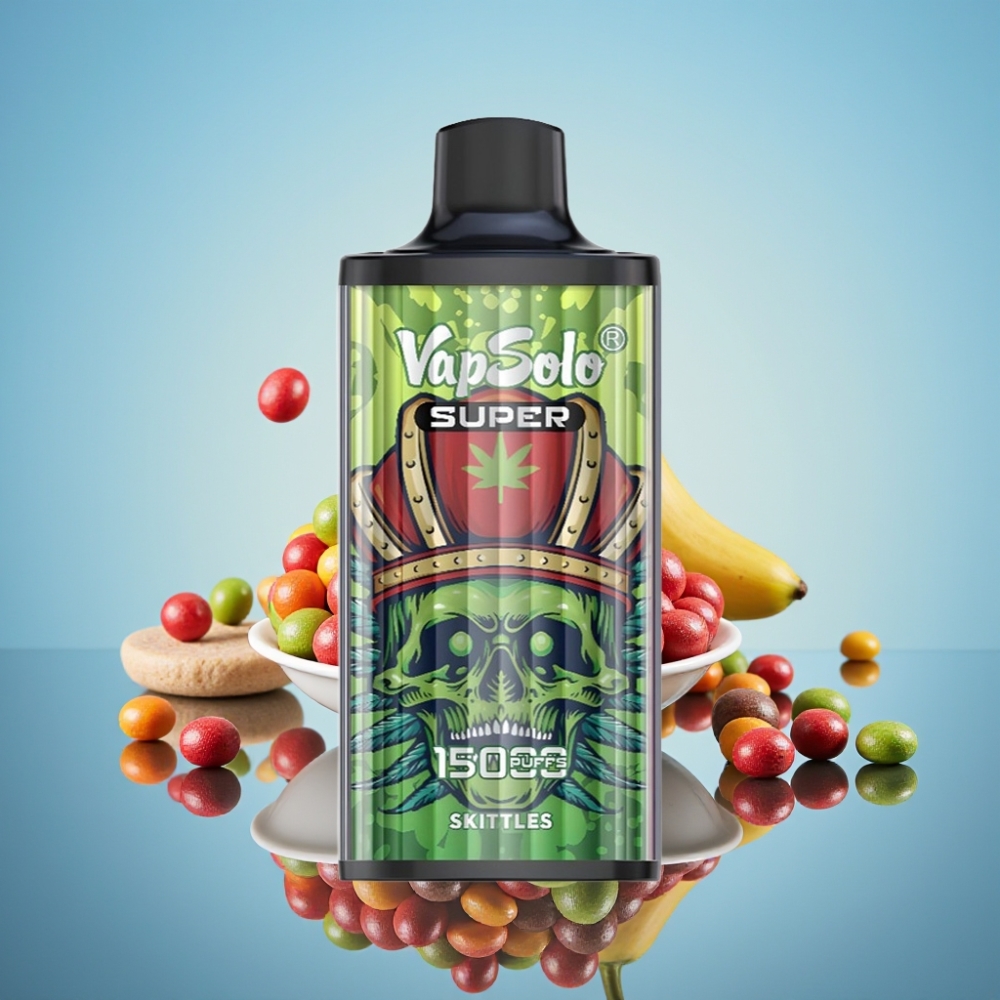 Vapsolo Super 15000 스키틀즈 디스포저블 베이프 40ml 850mAh