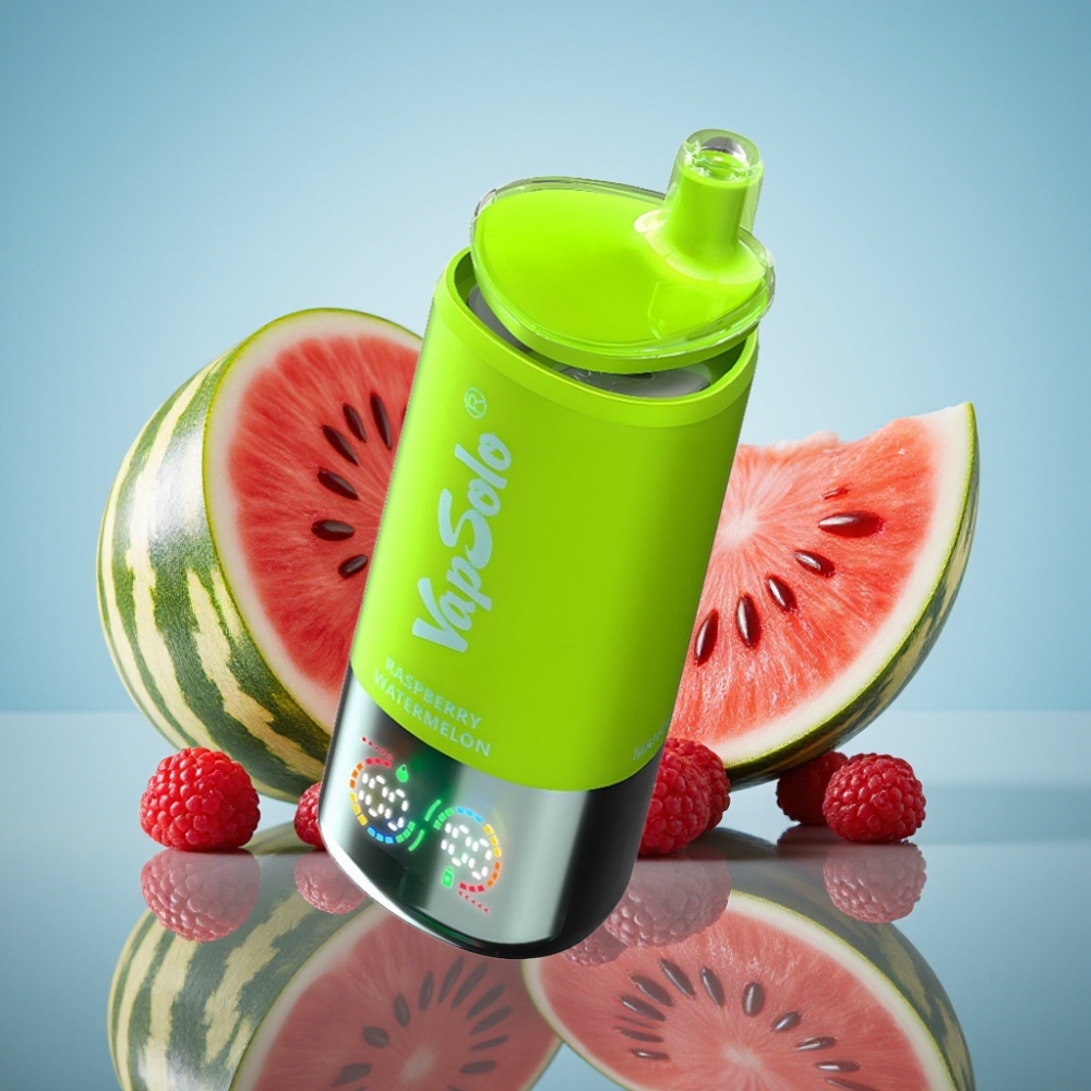 Vapsolo Triple 30000 퍼프 라즈베리 워터멜론 디스포저블 베이프 40ml Type-C