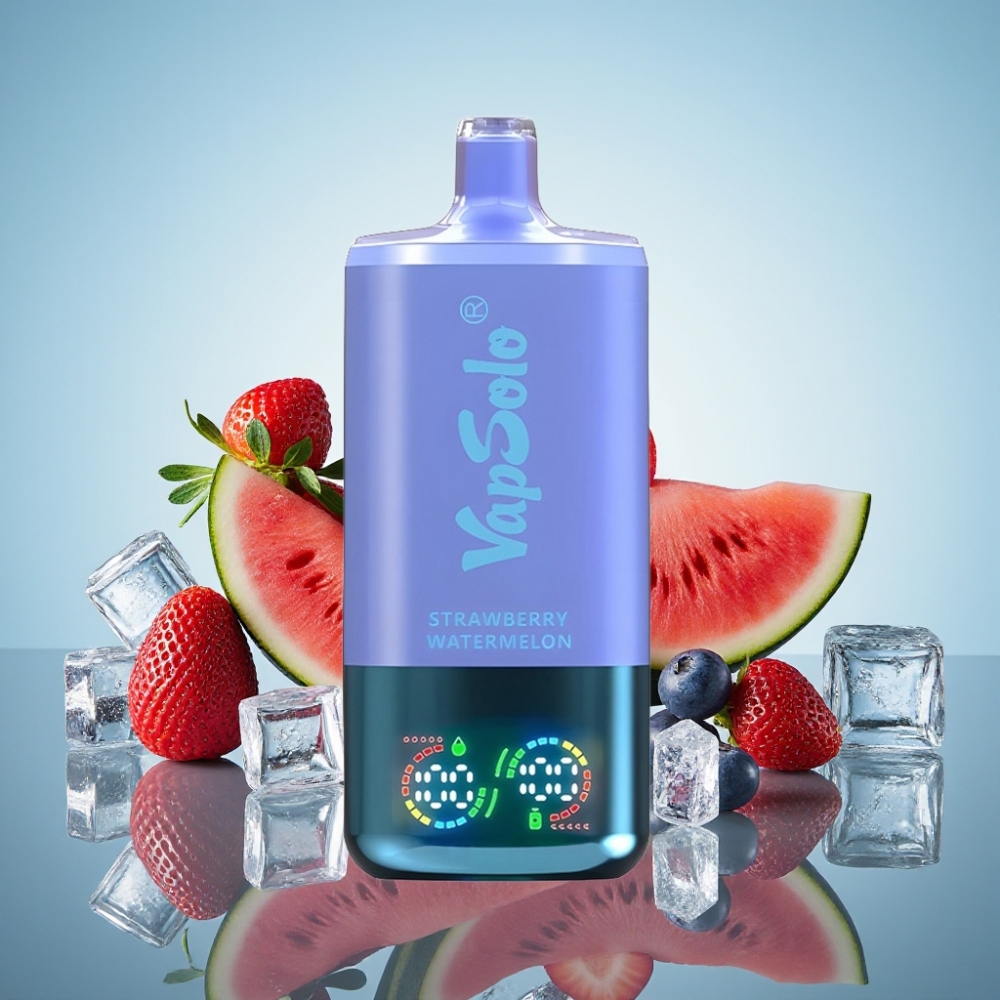 Vapsolo Triple 30000 Puffs 스트로베리 워터멜론 & 블루베리 아이스 디스포저블 베이프