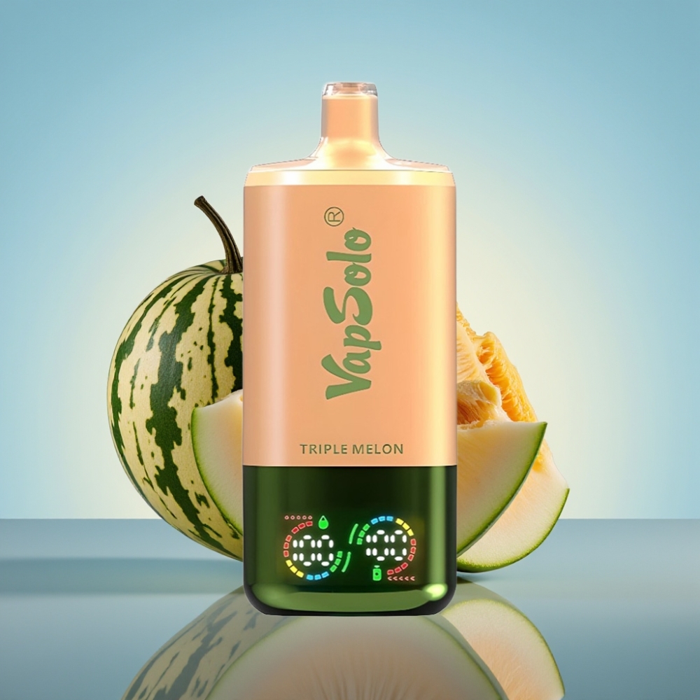 Vapsolo Triple 30000 멜론 디스포저블 베이프 (Type-C, 40ml, 3탱크)
