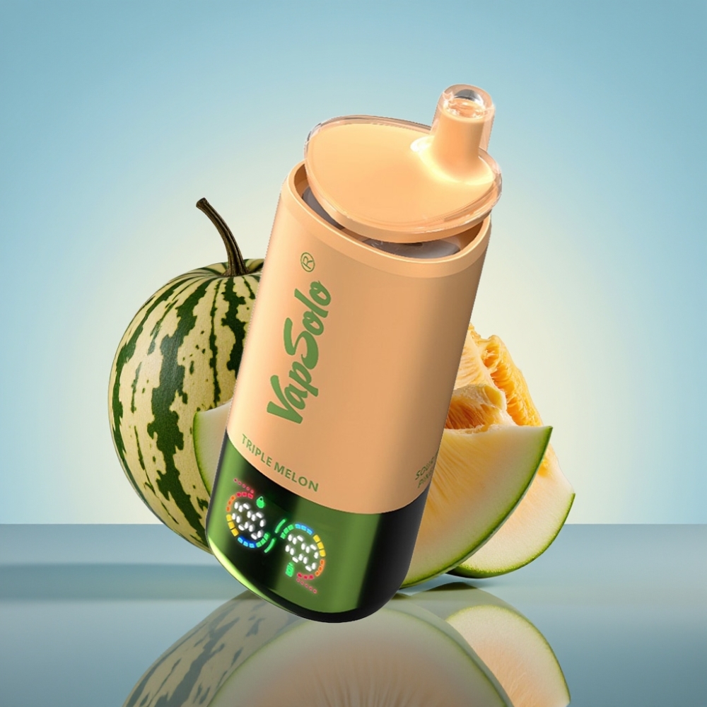 Vapsolo Triple 30000 멜론 디스포저블 베이프 (Type-C, 40ml, 3탱크)