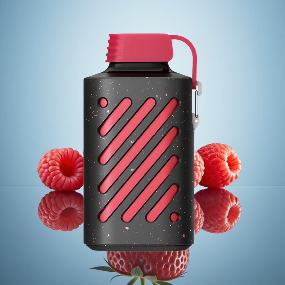 VOZOL GEAR 10000 디스포저블 베이프 스트로베리 라즈베리 (10000퍼프, 20ml, VAMT 메쉬 코일)
