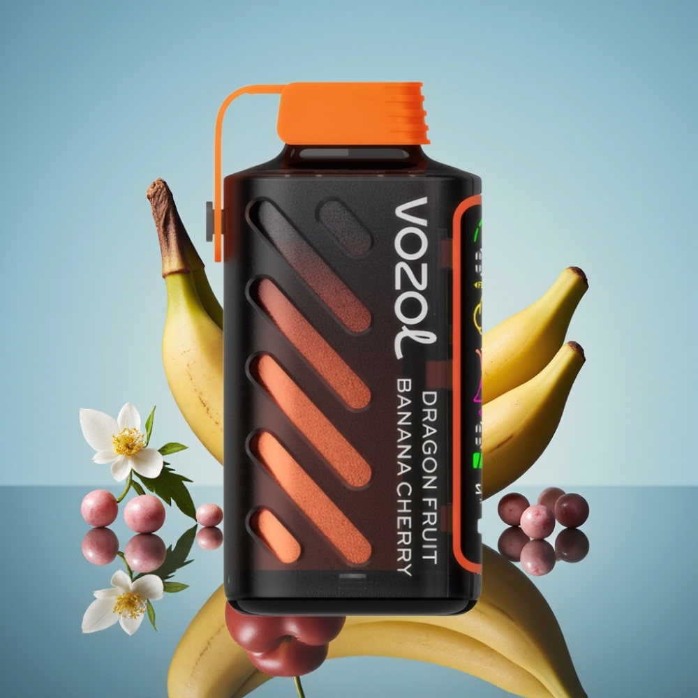 VOZOL Gear Power 20000 퍼프 드래곤프루트 바나나 체리 디스포저블 베이프 S.i.L.C. Tech 듀얼 메시 코일