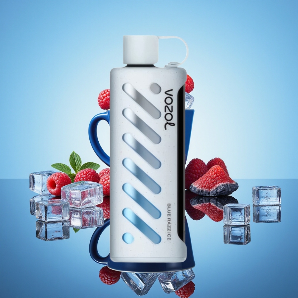 VOZOL Gear Shisha 25000 퍼프 블루 레즈 아이스 5mg 디스포저블 베이프 듀얼 메시 모드