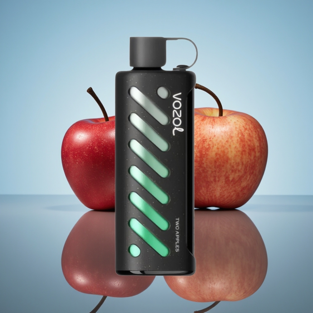 VOZOL Gear Shisha 25000 퍼프 디스포저블 베이프 더블 애플 (S.i.L.C Tech, 1000mAh)