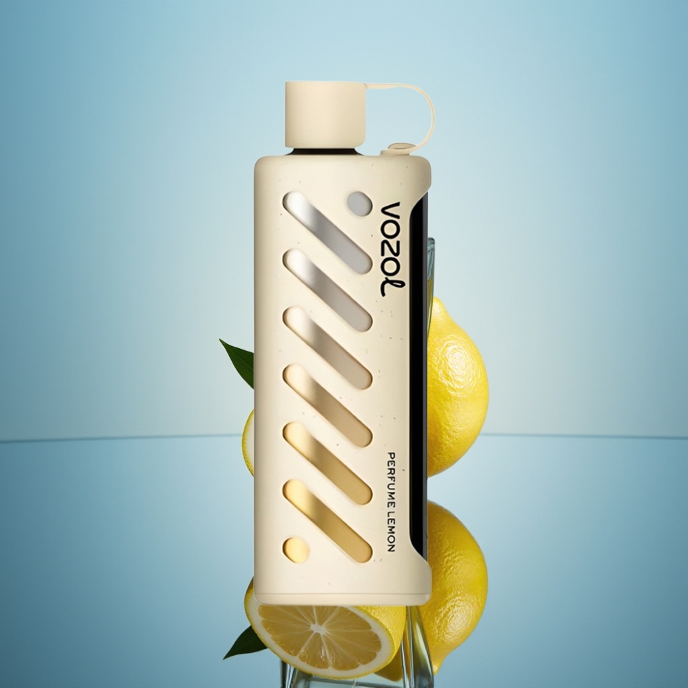 VOZOL Gear Shisha 25000 퍼프 디스포저블 베이프 향기로운 레몬, S.i.L.C Tech, 듀얼 메시 모드