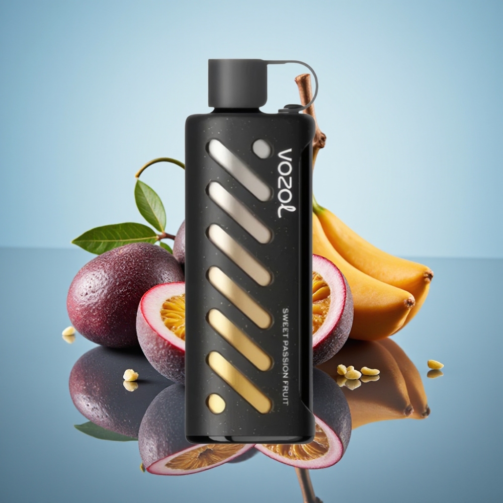 VOZOL Gear Shisha 25000 퍼프 디스포저블 베이프 스위트 패션프루트, S.i.L.C Tech, 듀얼 메시 모드