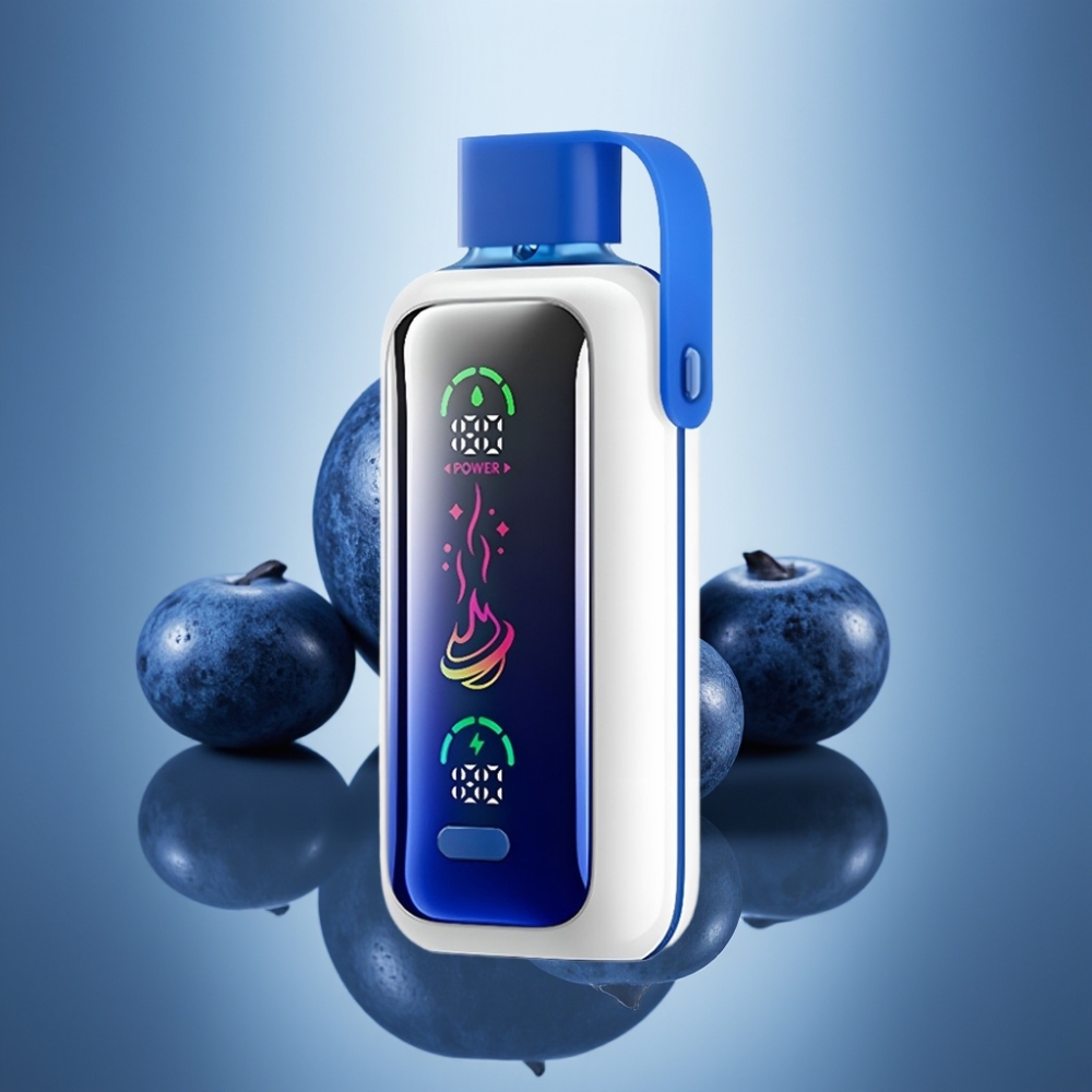 VOZOL Star 20000 Puffs 블루베리 스톰 2.2" HD 미러 스크린 듀얼 메쉬