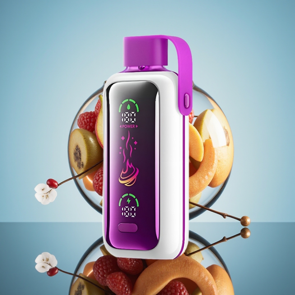 VOZOL Star 20000 Puffs 러브 777 더블 메쉬 HD 미러 스크린 디스포저블 베이프