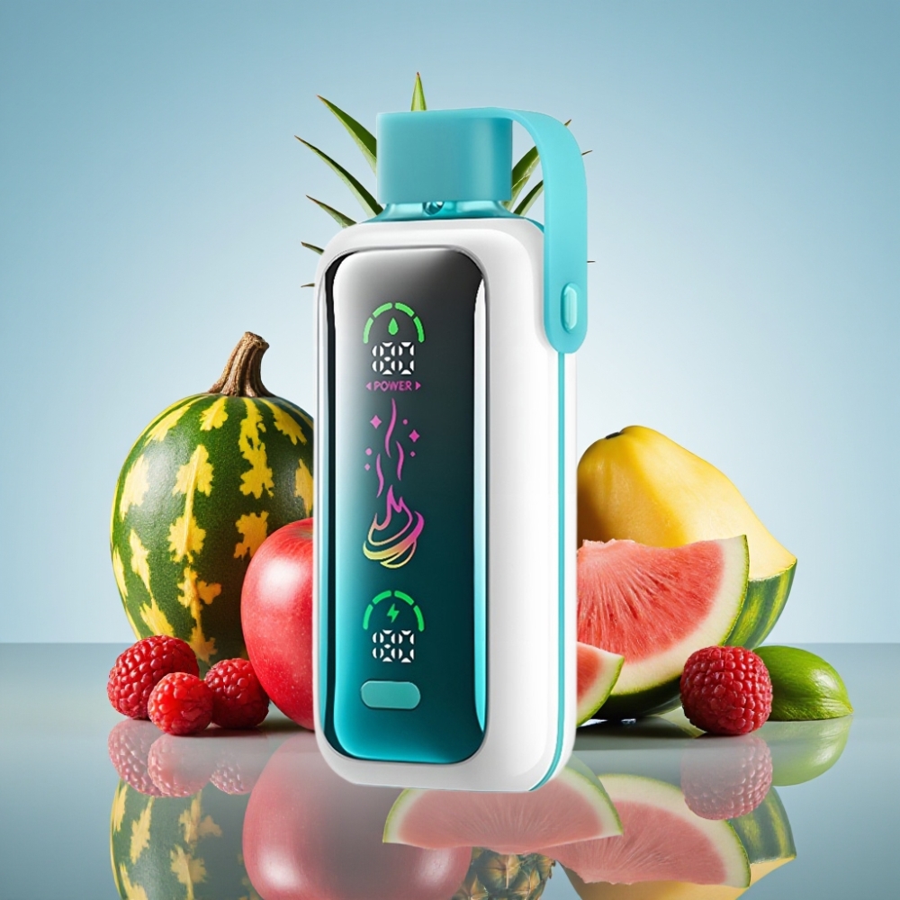 VOZOL Star 20000 Puffs HD 미러스크린 듀얼메쉬 라즈베리 애플 워터멜론 파인애플