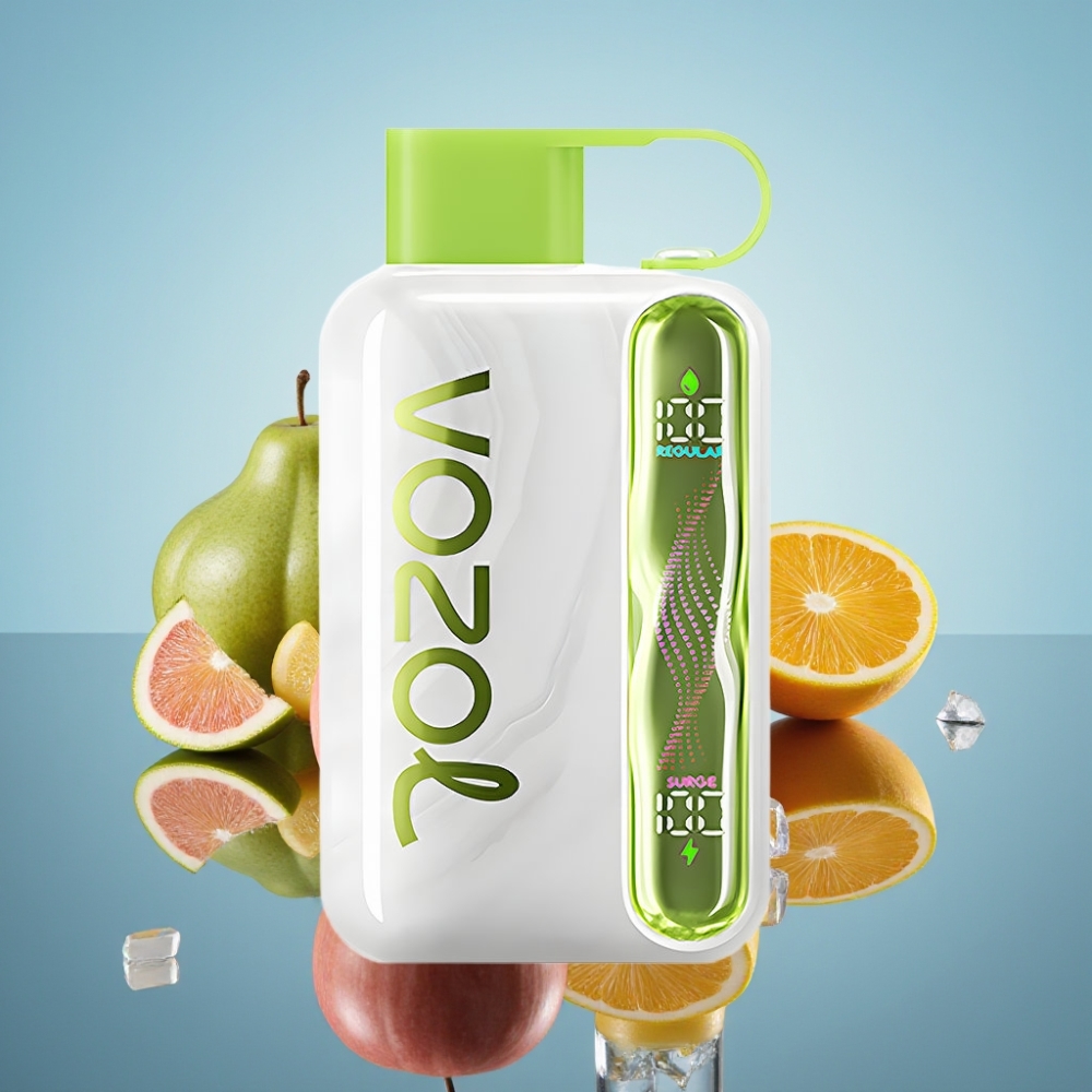 VOZOL STAR 40000 디스포저블 베이프 사과 아이스 (1000mAh, 타입-C)