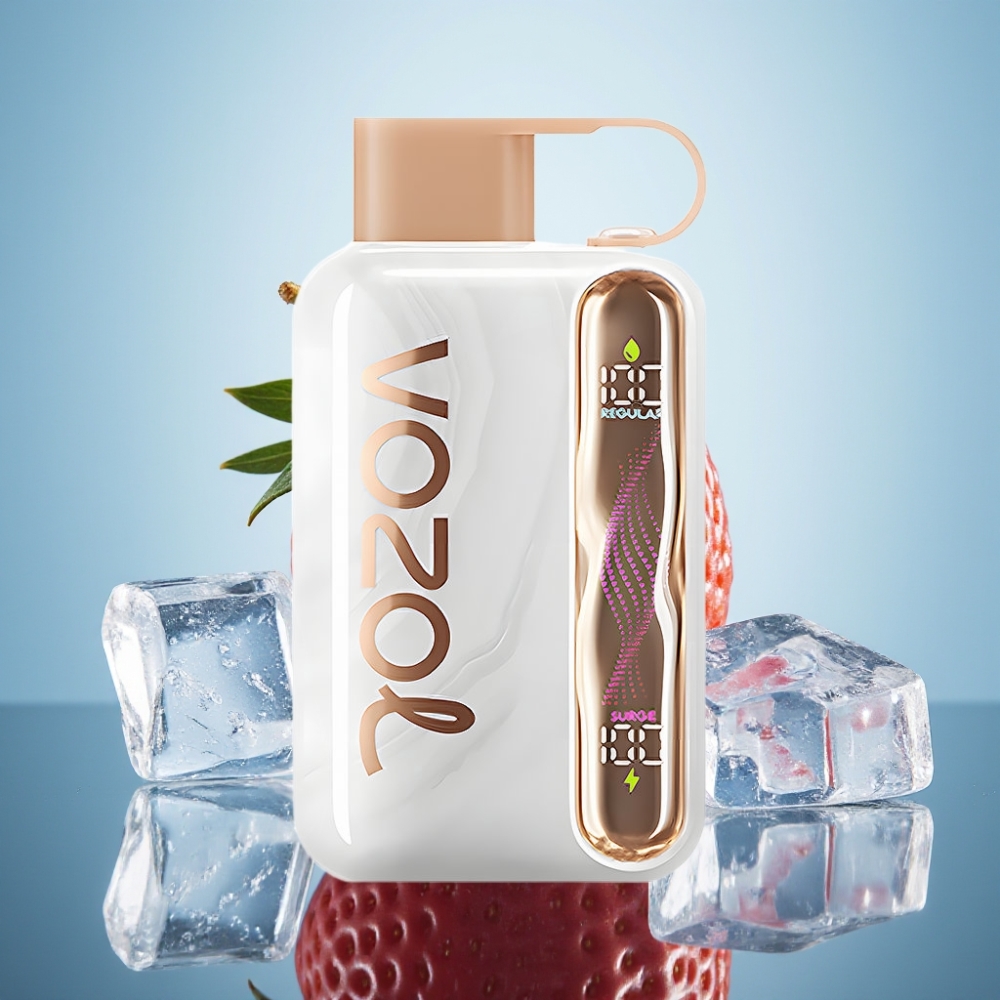 VOZOL STAR 40000 디스포저블 베이프 스트로베리 아이스 1000mAh 타입-C