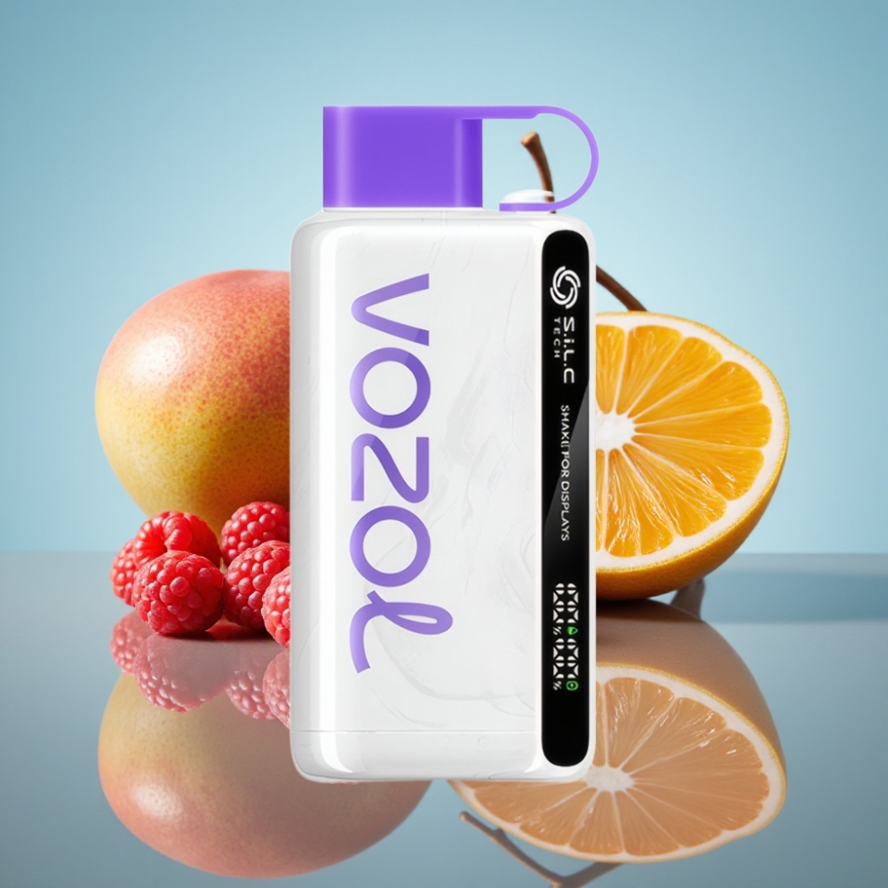 VOZOL STAR 9000/12000 디스포저블 베이프 크랜베리 망고 자몽 650mAh S.i.L.C TECH