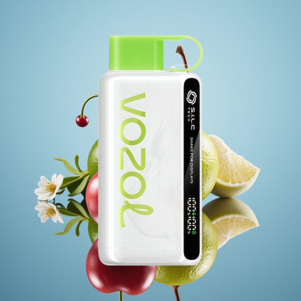 VOZOL STAR 9000/12000 디스포저블 베이프 체리 라임 S.i.L.C TECH 650mAh