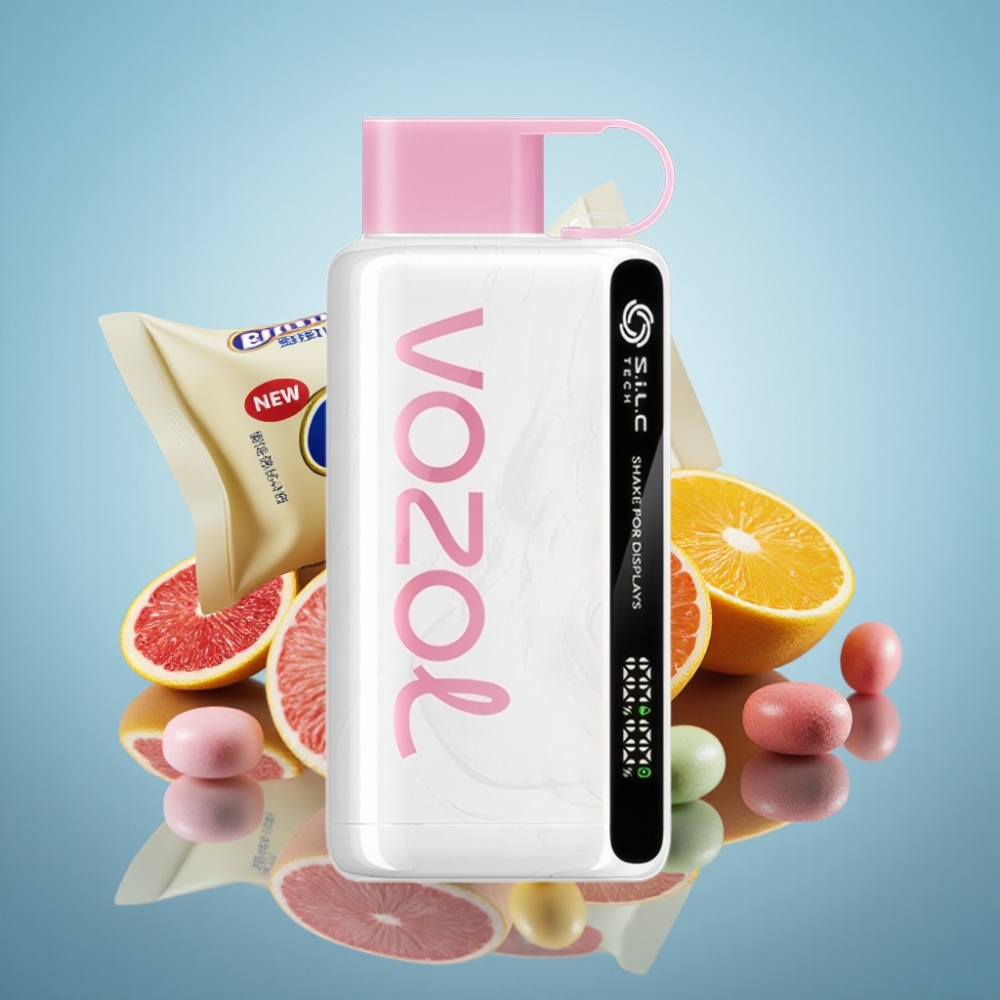 VOZOL STAR 9000/12000 디스포저블 베이프 크림 세이버스 캔디 (S.i.L.C TECH, 650mAh)