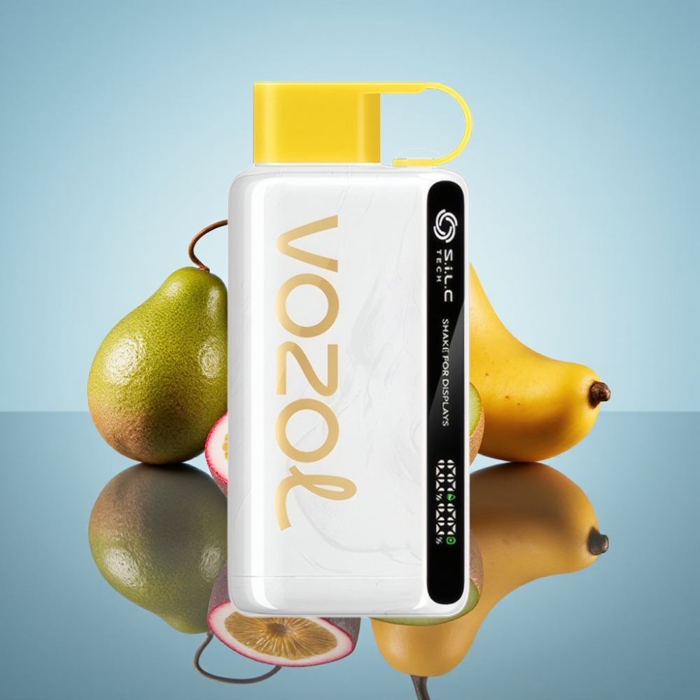 VOZOL STAR 9000/12000 디스포저블 베이프 키위 패션후르츠 구아바 S.i.L.C TECH 흔들기 배터리